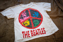Load image into Gallery viewer, MADEWORN THE BEATLES ALL YOU NEED IS PEACE CROP TEE