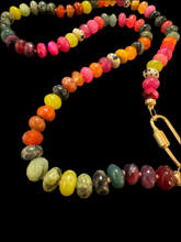 Load image into Gallery viewer, 14K GOLD GEMSTONE CANDY NECKLACE - BERRYLICIOUS