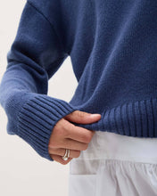 Load image into Gallery viewer, RICHER POORER FELICITY LTWT SWEATER- VINTAGE INDIGO