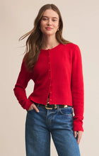 Load image into Gallery viewer, Z SUPPLY MEDINA CARDIGAN - FESTIVE RED
