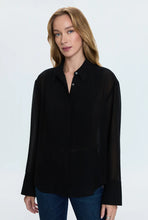 Load image into Gallery viewer, PISTOLA CHARLOTTE SHEER TUXEDO SHIRT