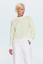 Load image into Gallery viewer, PISTOLA AURA RELAXED CREW NECK SWEATER - LIMEADE
