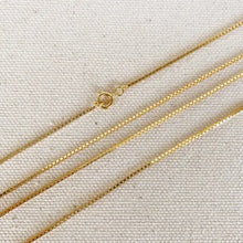Load image into Gallery viewer, CAMPFIRE COUTURE 18K GOLD FILLED BOX CHAIN 16”