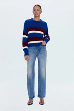 Load image into Gallery viewer, PISTOLA ADINA EVERYDAY SWEATER - AZURE CLARET STRIPE