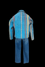 Load image into Gallery viewer, SUNSET MAKERS BLANKET JACKET - AQUA BLUE