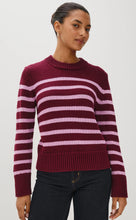 Load image into Gallery viewer, RAILS ALISE SWEATER - MULBERRY STRIPE