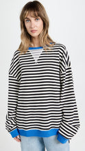 Load image into Gallery viewer, FREE PEOPLE CLASSIC STRIPED CREW
