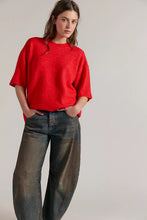 Load image into Gallery viewer, FREE PEOPLE MARGOT SOFTSPUN SWEATER TEE