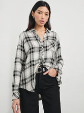 Load image into Gallery viewer, RAILS HUNTER SHIRT - IVORY DOVE ONYX