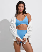 Load image into Gallery viewer, LEFT ON FRIDAY SWIM SUNDAY TOP - POINT BREAK (BLUE)