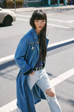 Load image into Gallery viewer, FREE PEOPLE MONIQUE INDIGO DUSTER