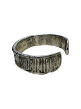 Load image into Gallery viewer, JW STERLING SILVER TEXTURED CUFF BRACELET