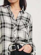 Load image into Gallery viewer, RAILS HUNTER SHIRT - IVORY DOVE ONYX