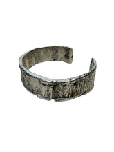 Load image into Gallery viewer, JW STERLING SILVER TEXTURED CUFF BRACELET