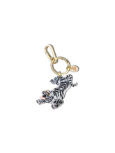Load image into Gallery viewer, Solar Eclipse Hand-painted Tiger Bag Charm + Keychain | Eco-friendly