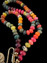 Load image into Gallery viewer, 14K GOLD GEMSTONE CANDY NECKLACE - BERRYLICIOUS
