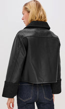 Load image into Gallery viewer, RAILS DRIA BLACK SHEARLING JACKET