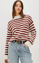 Load image into Gallery viewer, RAILS CORRINE SWEATER - RUSSET STRIPE