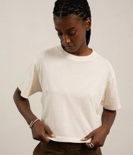 Load image into Gallery viewer, RICHER POORER RELAXED CROP TEE- BONE