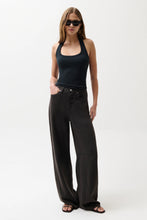 Load image into Gallery viewer, PISTOLA SYDNEY HIGH RISE BOWED LINEN WIDE JEAN