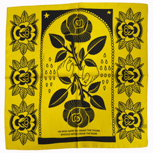 Load image into Gallery viewer, VOYAGER SILK ROSE AND THORN SCARF