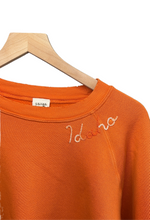 Load image into Gallery viewer, ORANGE EMBROIDERED IDAHO SWEATSHIRT