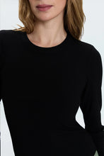 Load image into Gallery viewer, PISTOLA BAILEY LONG SLEEVE CREWNECK TOP - NOIR