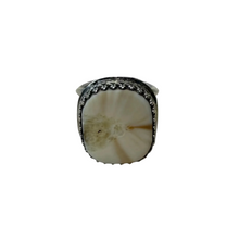 Load image into Gallery viewer, JW STERLING SILVER WALRUS TUSK RING - SIZE 7.5
