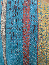 Load image into Gallery viewer, SUNSET MAKERS BLANKET JACKET - AQUA BLUE