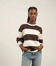 Load image into Gallery viewer, RICHER POORER BEEFY STRIPE COTTON PULLOVER