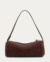 Load image into Gallery viewer, AIMEE SKIPPER BARREL CONVERTIBLE SHOULDER BAG SUEDE