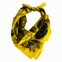 Load image into Gallery viewer, VOYAGER SILK ROSE AND THORN SCARF