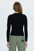 Load image into Gallery viewer, PISTOLA BAILEY LONG SLEEVE CREWNECK TOP - NOIR