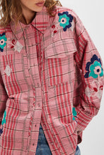 Load image into Gallery viewer, FREE PEOPLE EMBROIDERED SASHIKO SHIRT