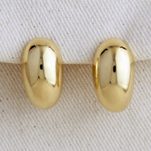 Load image into Gallery viewer, CAMPFIRE COUTURE 18K GOLD FILLED DOME EARRINGS