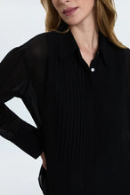 Load image into Gallery viewer, PISTOLA CHARLOTTE SHEER TUXEDO SHIRT