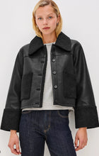 Load image into Gallery viewer, RAILS DRIA BLACK SHEARLING JACKET