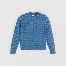 Load image into Gallery viewer, LEVI’S BOYFRIEND CABLE CREW SWEATER