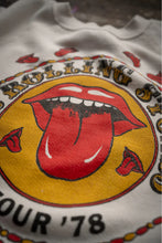 Load image into Gallery viewer, MADEWORN ROLLING STONES ‘78 TOUR CLASSIC CREW SWEATSHIRT