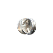 Load image into Gallery viewer, Silver ring with a unique design.