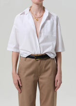 Load image into Gallery viewer, CITIZENS OF HUMANITY FRANCES CROPPED CAPE BUTTON UP