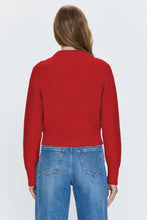 Load image into Gallery viewer, PISTOLA SARA SHRUNKEN CREWNECK SWEATER - ROUGE
