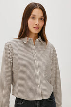 Load image into Gallery viewer, RAILS RAMY SHIRT - NOIR STRIPE