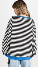 Load image into Gallery viewer, FREE PEOPLE CLASSIC STRIPED CREW