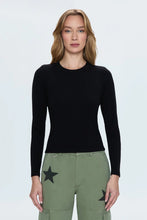 Load image into Gallery viewer, PISTOLA BAILEY LONG SLEEVE CREWNECK TOP - NOIR