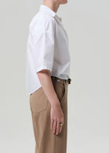 Load image into Gallery viewer, CITIZENS OF HUMANITY FRANCES CROPPED CAPE BUTTON UP