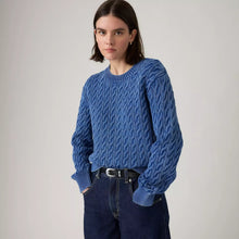 Load image into Gallery viewer, LEVI’S BOYFRIEND CABLE CREW SWEATER