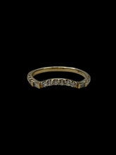 Load image into Gallery viewer, 14K GOLD RING WEDDING BAND WITH NATURAL DIAMOND