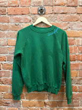 Load image into Gallery viewer, GREEN EMBROIDERED SANDPOINT SWEATSHIRT