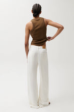 Load image into Gallery viewer, PISTOLA SYDNEY HIGH RISE BOWED LINEN WIDE JEAN